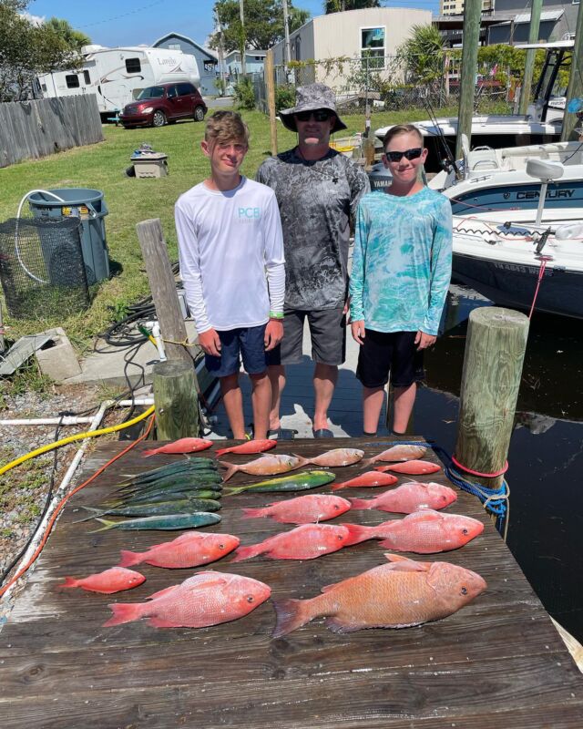 Having a great early federal water snapper season. Dates still available. Come fish with the best reviewed Panama City beach fishing charter. JustFishPCB. #redsnapper #panamacitybeachflorida #deepseafishing